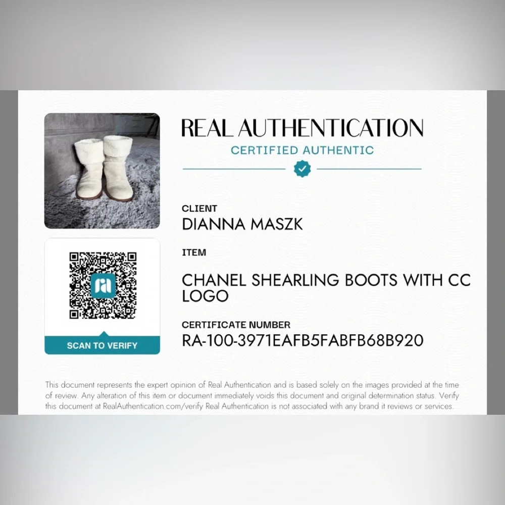 Chanel Sport Interlocking CC Logo Boots with COA